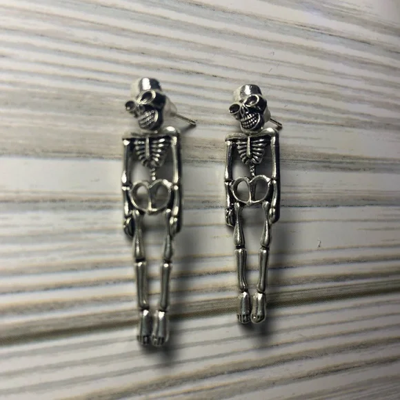 Skeleton earrings - Picture 1 of 3